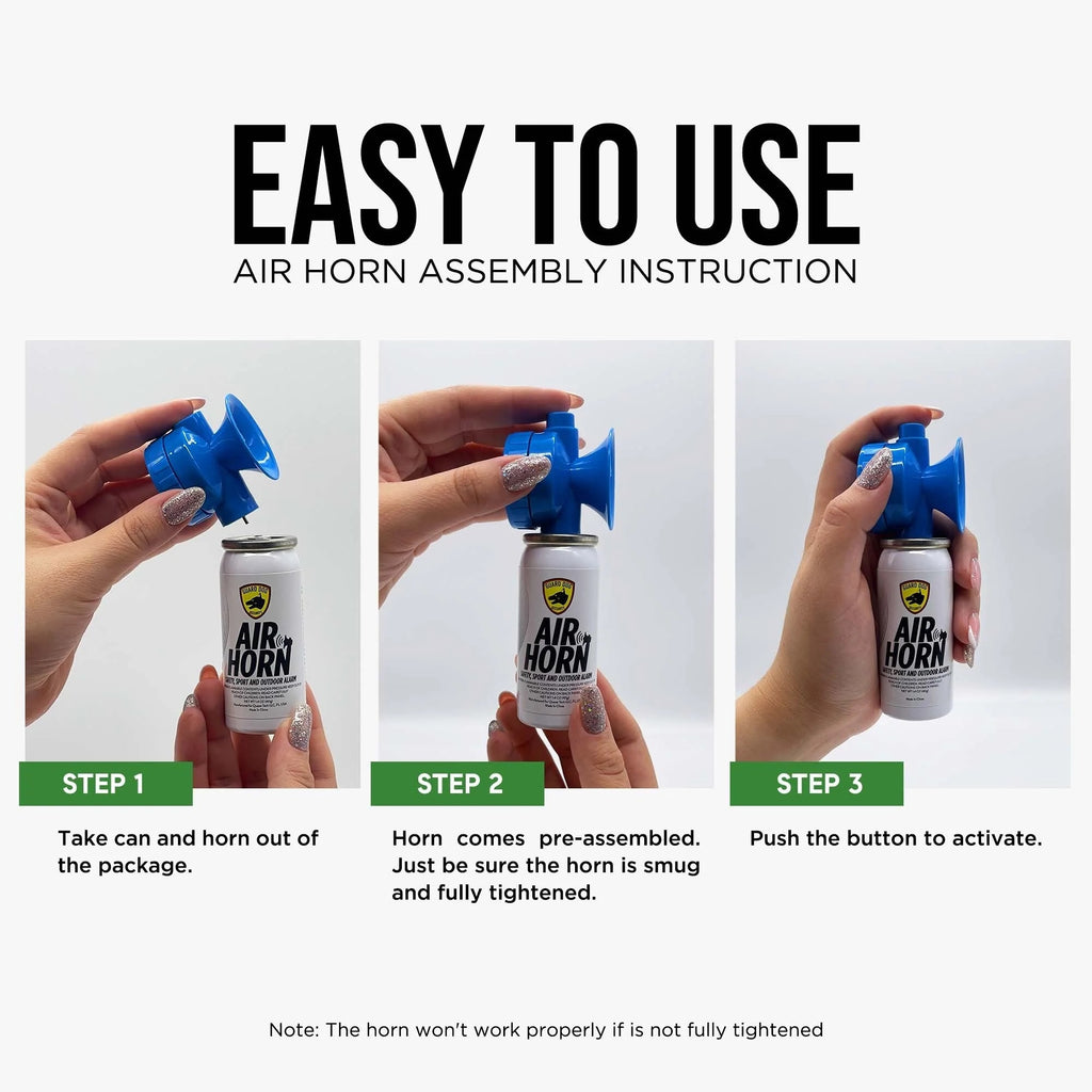 Air Horn 1.4 OZ | 1 - Mile Away Safety and Outdoor Alarm